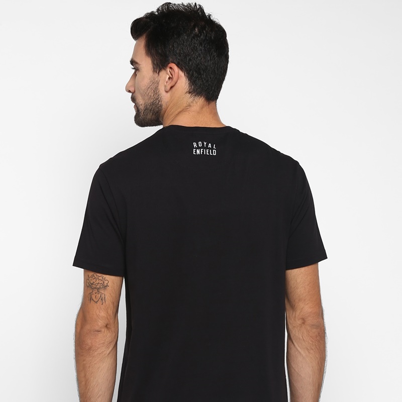 NIGHT RIDER 블랙 티셔츠-2